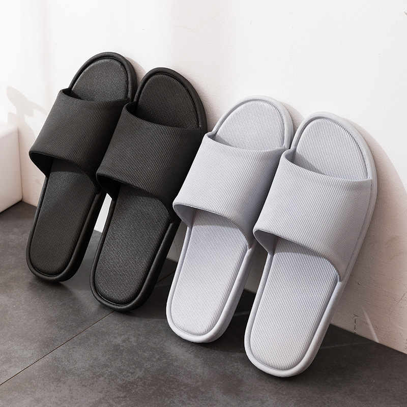 Summer Men's Sandals Soft Bottom Non-Slip Couple Hotel Bathroom Bath Non-Slip Slippers for Home Guests Women