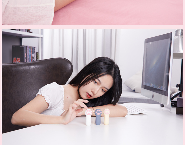 歪歪马小猫爪指尖跳蛋震动女用按摩自慰器成人情趣性用品高潮