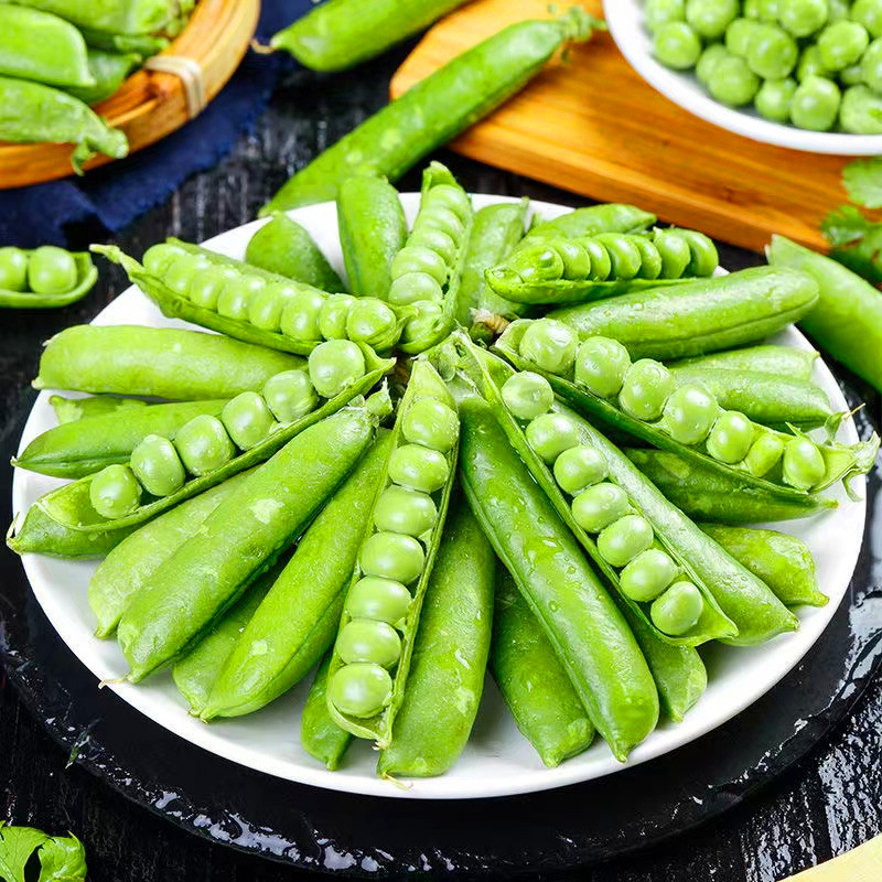 云南豌豆荚1斤  新鲜现摘水果豌豆角颗粒饱满【ct】