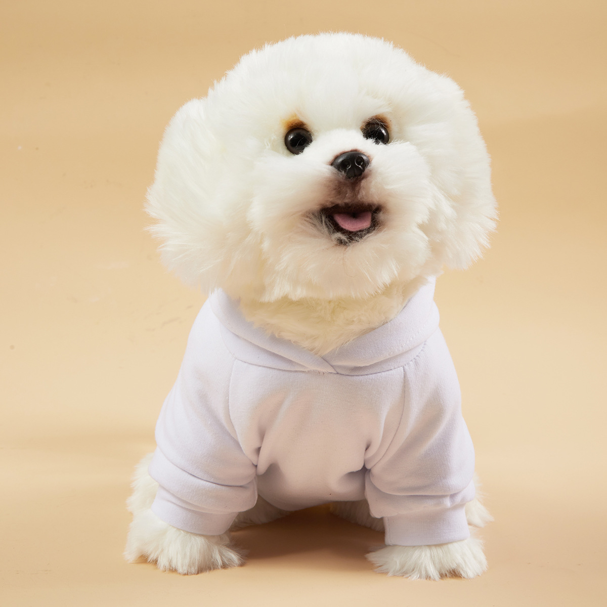 Thermal Transfer Printing Pet Hoodie 240G Fleece Trendy Dog Clothing Four-Legged Clothes Cute Anti-Dirty Play