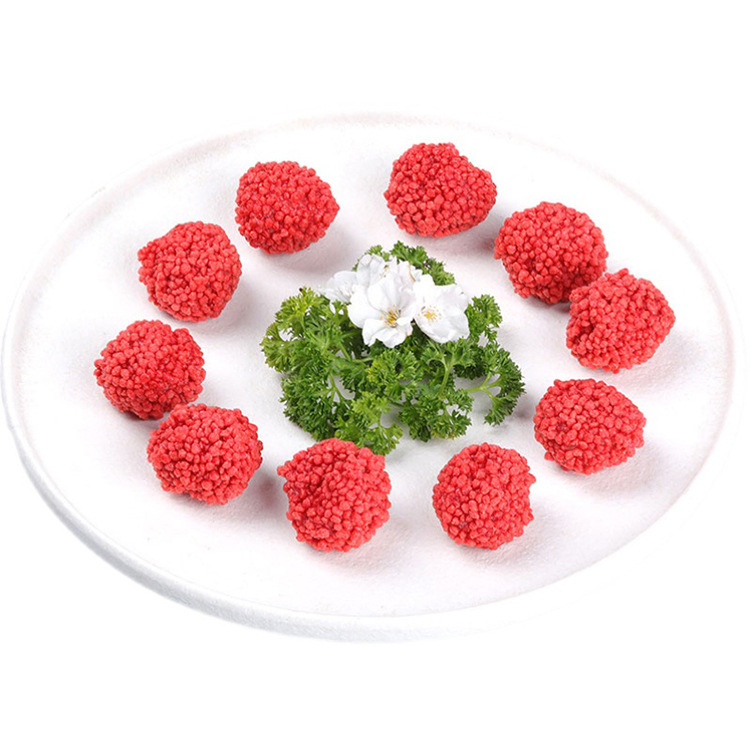 亚洲渔港荔枝虾球170g*10枚网红油炸红尘妃子笑酒店宴会点心冷冻