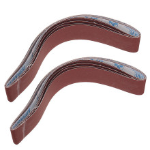 10pcs 40 to 1000 Grit 40mm x 740mm Sanding Belts For Angle跨