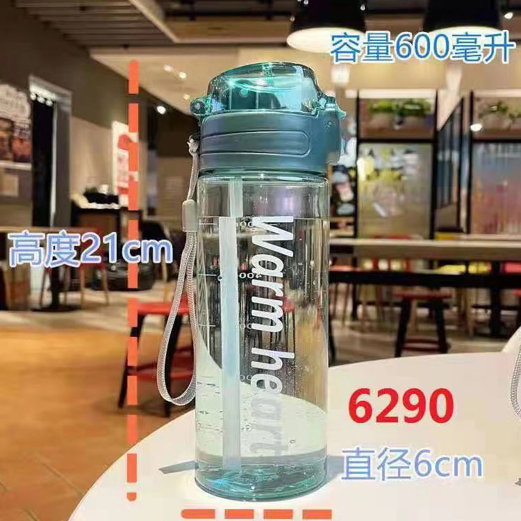 Manufacturer Creative Plastic Cup Handy Cup Portable Sports Outdoor PC Sports Bottle Gift Cup Nice Looking Student Cup