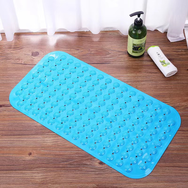 Spot Goods in Seconds PVC Massage Dots round Beads Bathroom Mat Shower Mat Bathtub Side Non-Slip Mat Cream Color Gentle