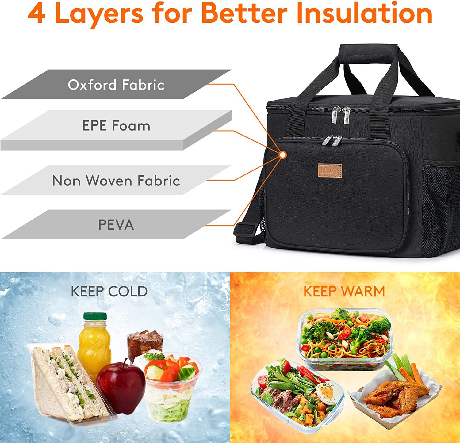 Picnic Bag Thermal Bag Cooler Bag Aluminum Foil Thickening Outdoor Heat Insulation Lunch Box Bag Medical Supplies Breast Milk Ice Pack Lunch Bag
