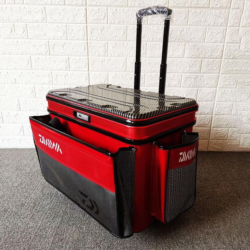 2019新款硬盖多功能钓鱼拉杆箱活鱼桶大轮加厚轿车鱼护桶硬壳包邮