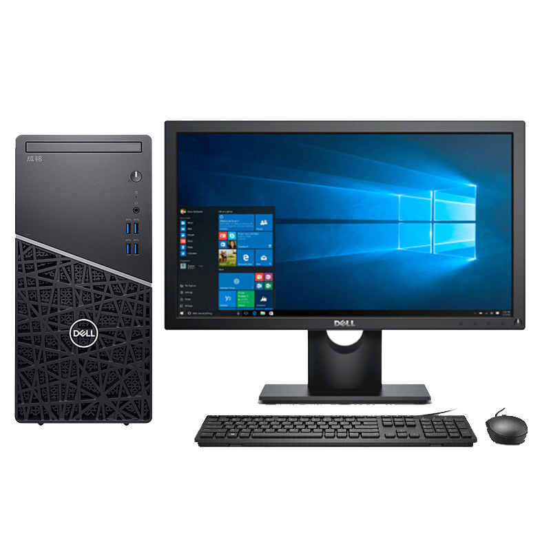 戴尔(dell)成铭3990商用台式电脑六核家用炒股3d绘图建模视频主机