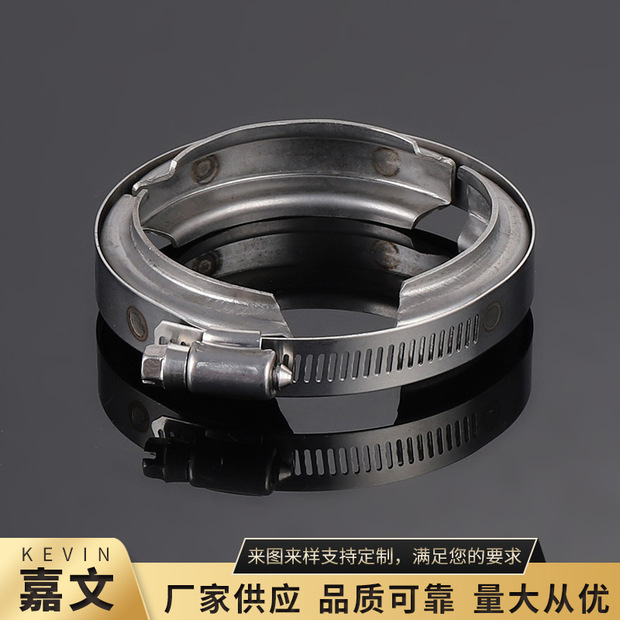 厂家来样定制 不锈钢电镀重型喉箍 多款式卡箍 美式水管夹卡箍