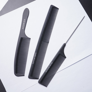 gutche专业美发梳子染发分区挑发尖尾梳钢针梳挑梳拉直发尖尾梳子