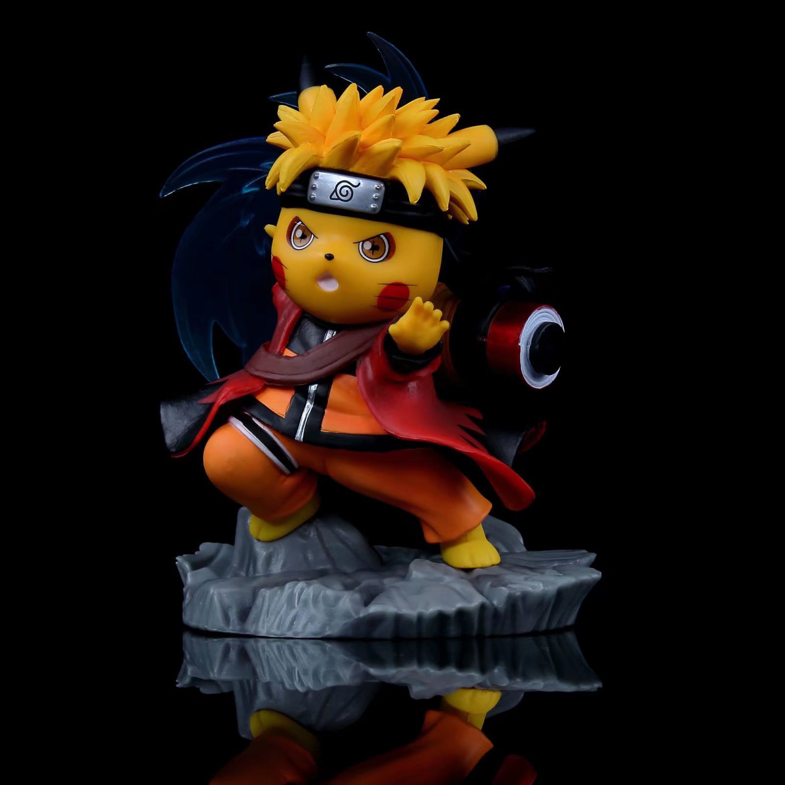 云祥社 火影 仙人模式 皮卡鸣人 螺旋手里剑 cos 皮卡 q版 手办