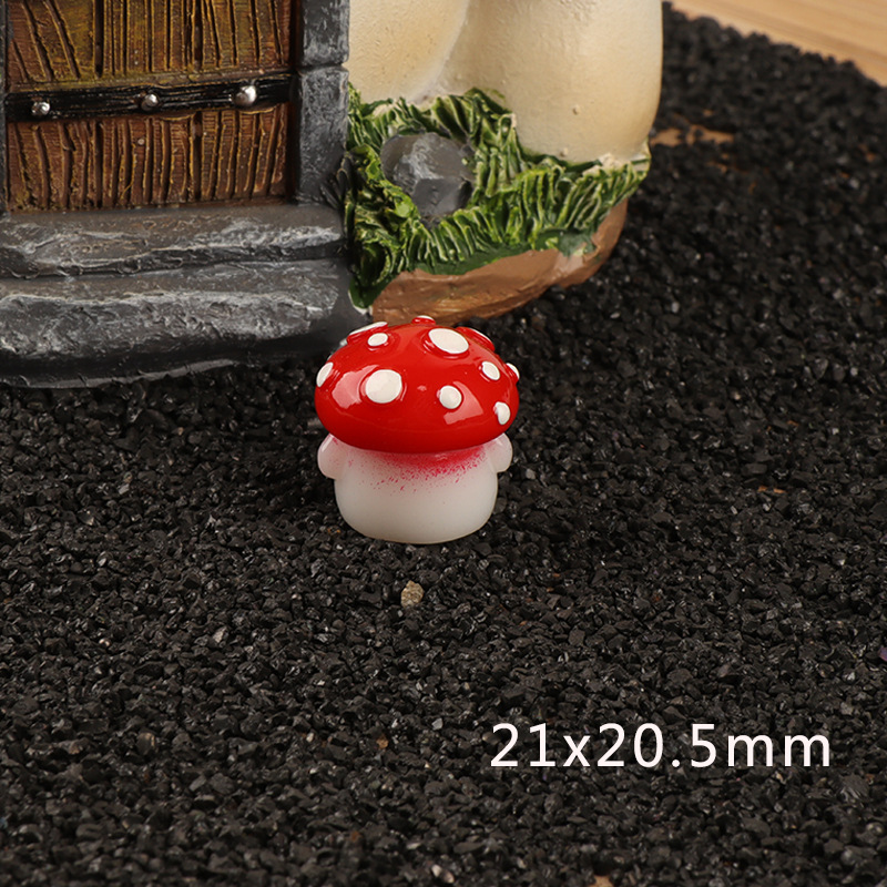 DIY Stereo Luminous Mushroom Cream Glue Homemade Phone Case Headwear Decoration Ornaments Resin Accessories Wholesale