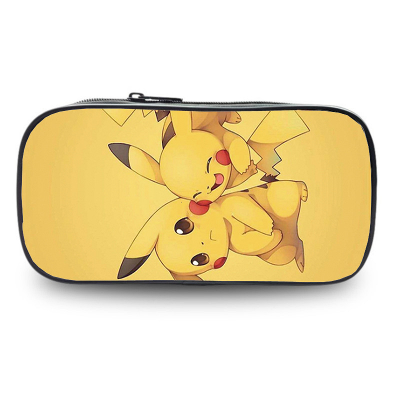 一件代发皮卡丘笔袋男宠物小精灵大容量小学生文具铅笔盒网红创意