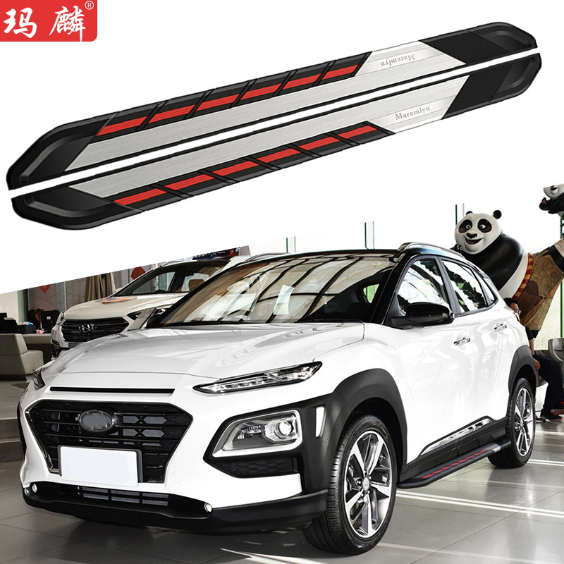 源头工厂适用现代昂希诺改装侧踏板18款encino原厂两侧上车脚踏板