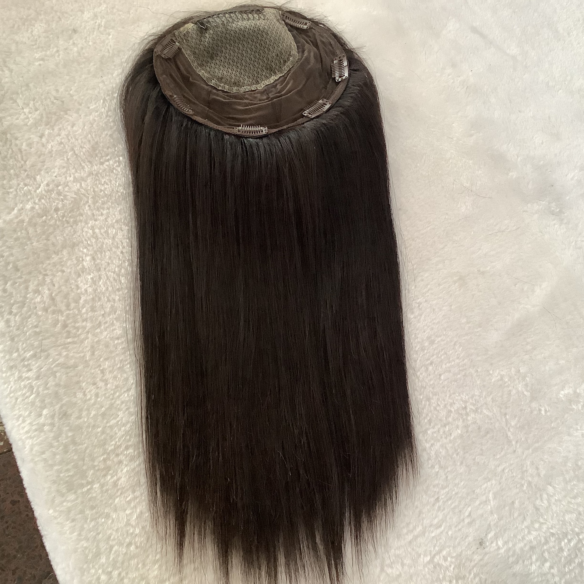 女士发块 递针 齐式 自然色 棕色 仿真 顺发中国发 辫子云南发