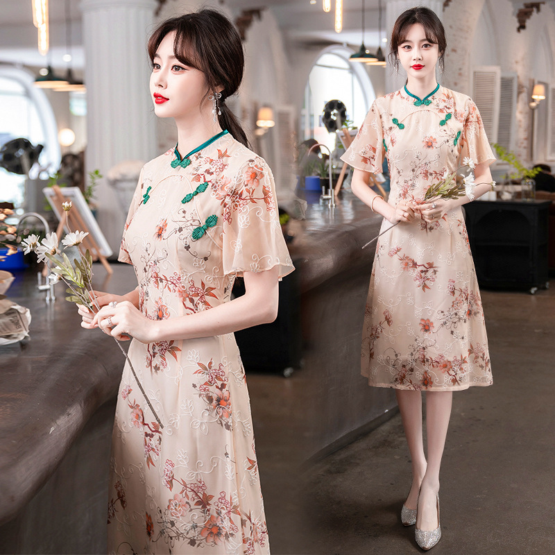 女款夏季旗袍图片