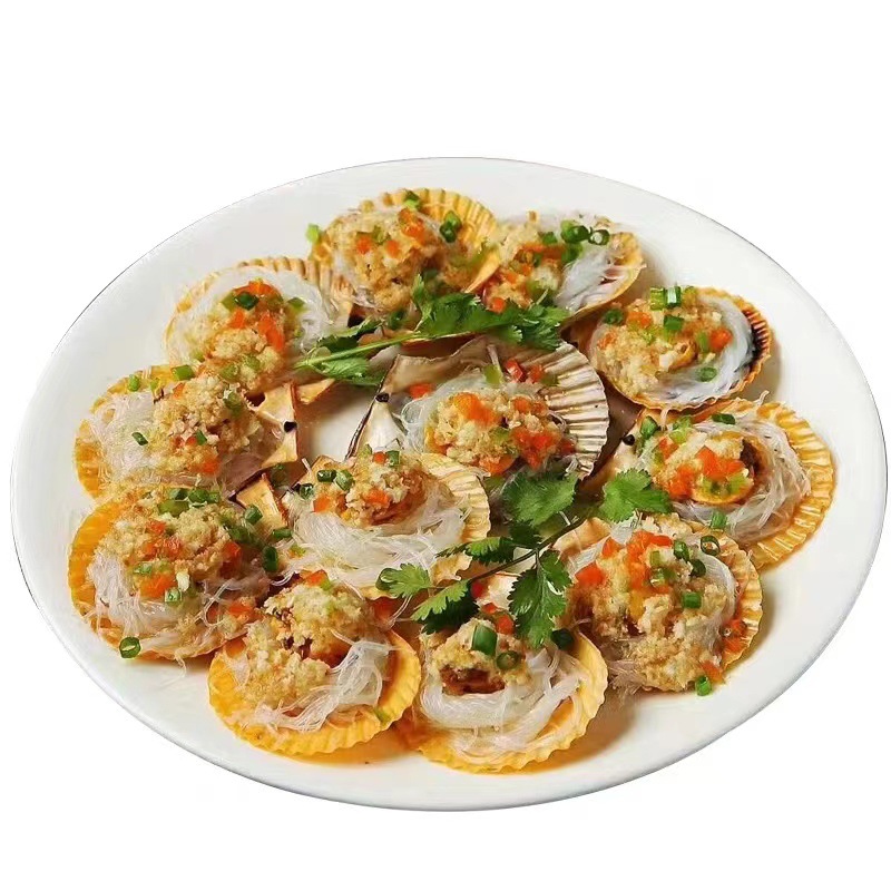 黄金粉丝贝 冷冻 蒜蓉粉丝扇贝 海鲜半成品 自助餐食材 200只/箱
