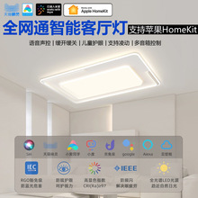 全网通智能灯具组合全屋套装极简奶油风客厅灯简约现代护眼吸顶灯