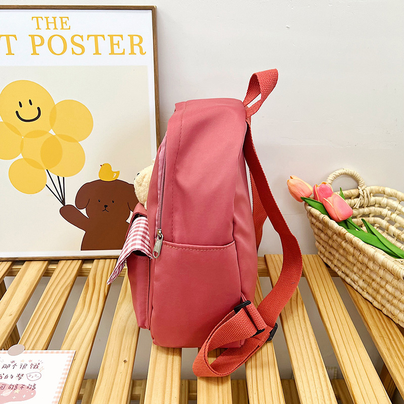 Korean Style Kindergarten Backpack Cute and Lightweight Small Backpack 2023 New 3-6 Years Old Boys and Girls Backpack