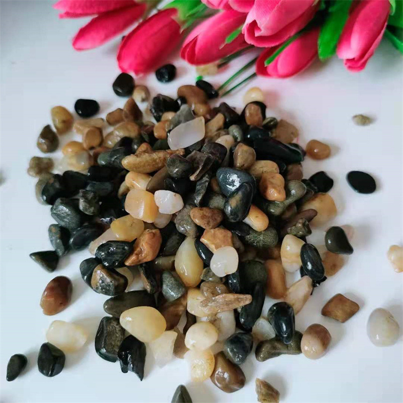 溪流石 地暖回填专用豆石 水处理 过滤 垫层 小石子 鹅卵石滤料