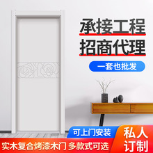 原木卫生间烤漆门 简易室内烤漆门 白色简约烤漆门