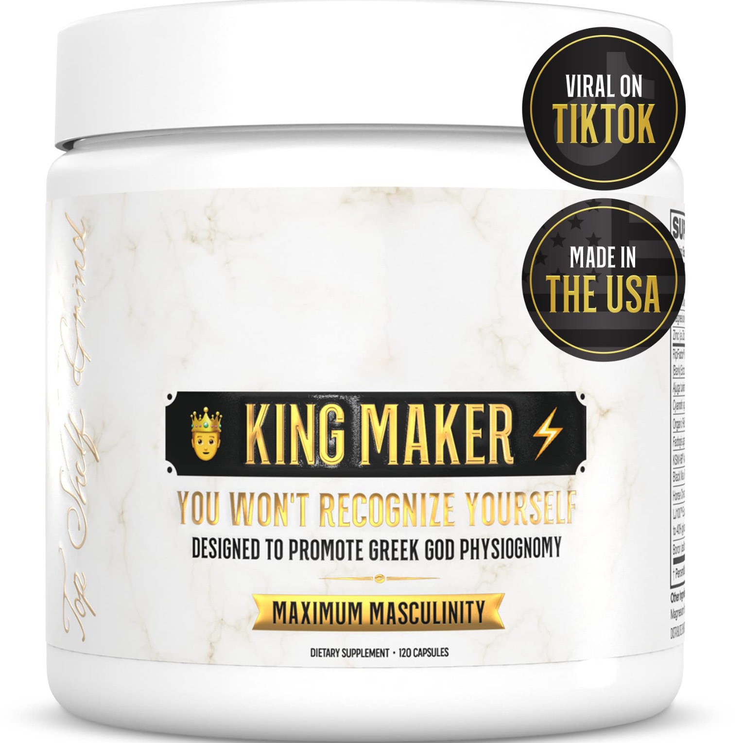 现货King Maker Capsules男士补充剂胶囊TK亚马逊跨境工厂直发