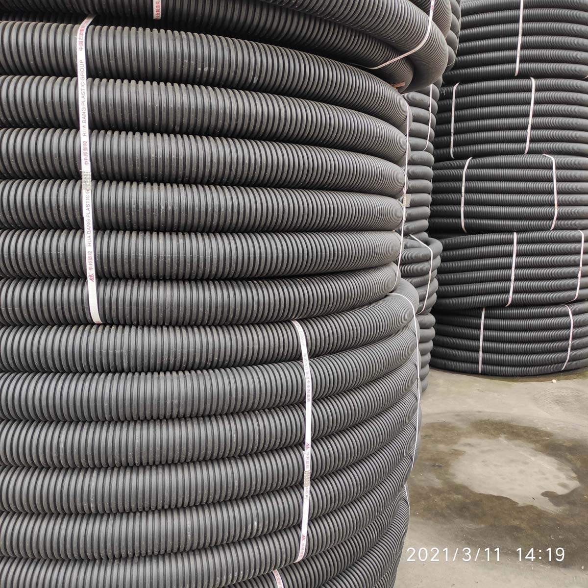hdpe碳素波纹管单壁穿线波纹管电线电缆保护套管-阿里巴巴