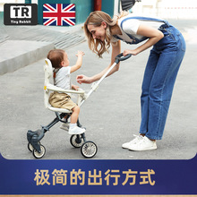 英国TR儿童溜娃神器轻便婴儿手推车可折叠宝宝四轮遛娃双向高景观