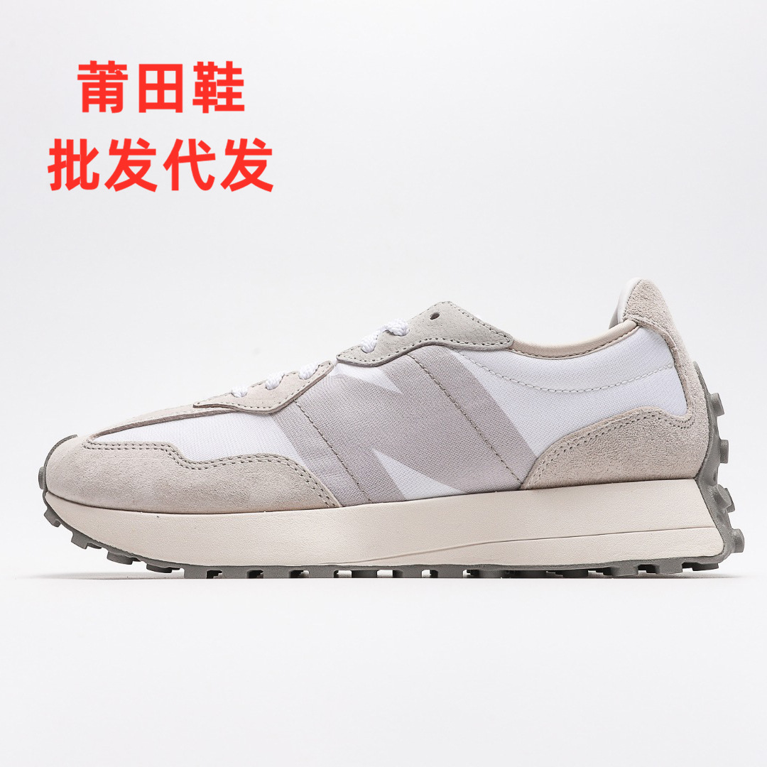 莆田鞋 nb327 灰白联名款慢跑鞋 男女运动鞋货源工厂批发一件代发
