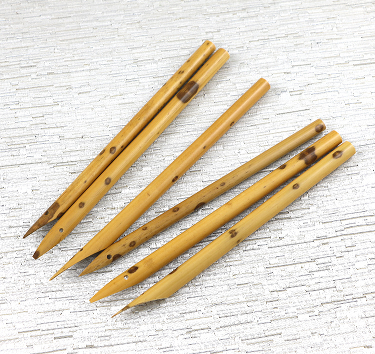 竹子蘸水笔钢笔 藏文艺术字绘画钢笔左斜右斜平头蘸水钢笔dip pen