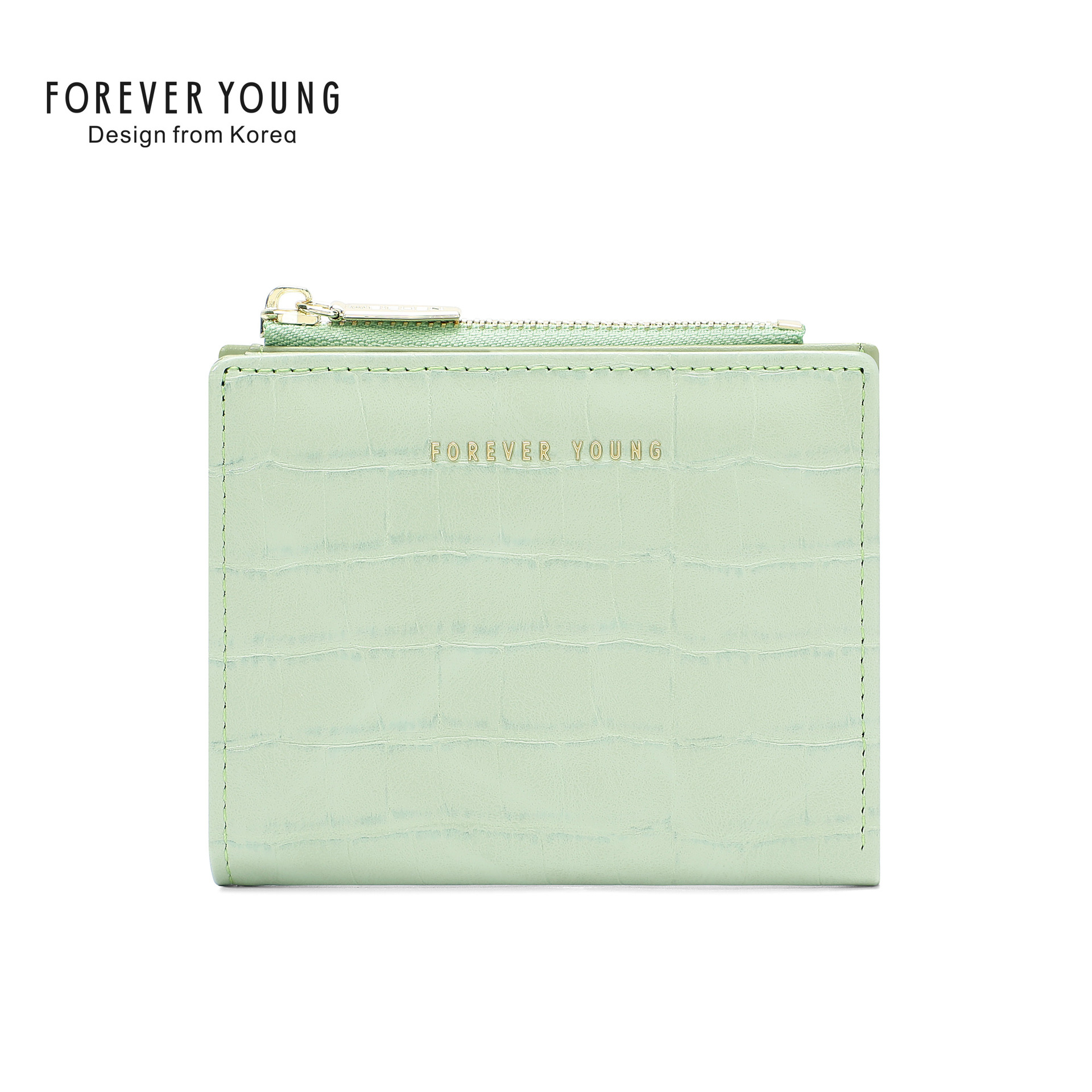 Forever Young Bag Wallet Women's Short Coin Purse Niche Women Bag Wholesale Simple Ultra-Thin Card Holder