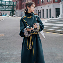 实拍季新款气质通勤中长款妮子大衣2021年秋韩版宽松休闲减龄外套