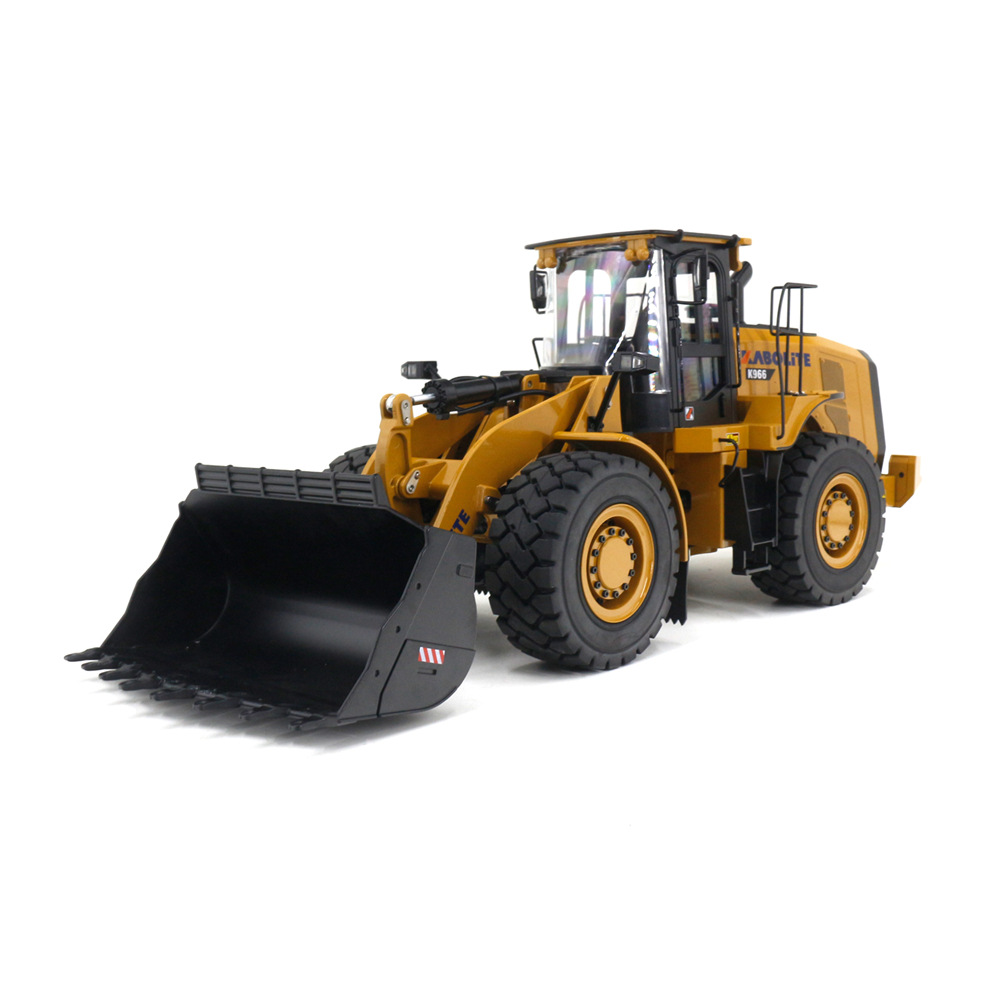 跨境汇纳卡勃力特k966 液压全合金1:16遥控推土机大号工程车模型