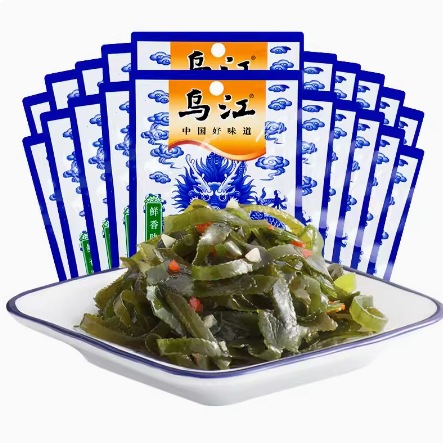 50g海带丝批发乌江涪陵榨菜鲜香味小包装凉拌开袋即食下饭咸菜