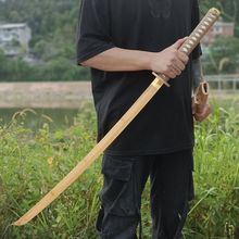 木剑儿童风居合道古风竹剑训练专业日式玩具实木一件批发速卖通