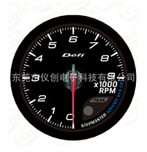 60mm 汽车仪表 转速表9000 rpm 多彩背光