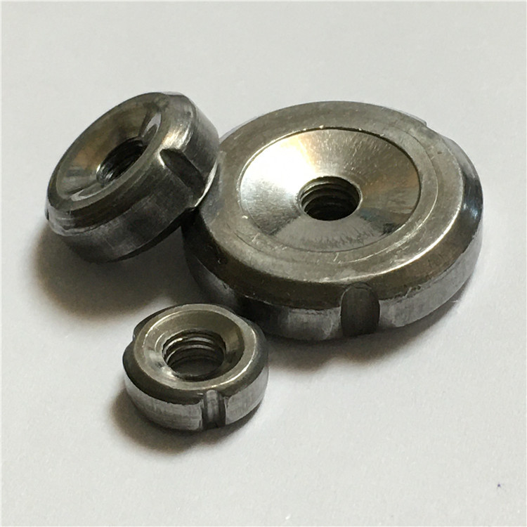 Dongguan Factory Inner Socket Nut Iron Pipe Inner Nut Non-Standard Irregular-Shape Nut Customized Thickened round Nut Processing