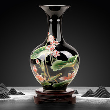 镇陶瓷器中式博古架装饰品花瓶摆件客厅插花酒柜高级感工艺礼品摆