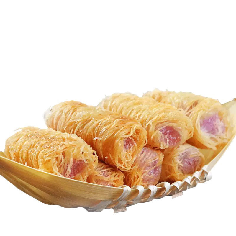 2包阿诺金丝香芋酥250g*10奶茶油炸小吃半成品面线芋头卷台湾风味