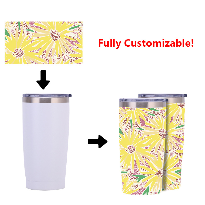 Custom Coffee Cup Double-Layer 304 Stainless Steel Vacuum Cup for Personal Use in Summer Gift Cup Cold-Keeping Cup