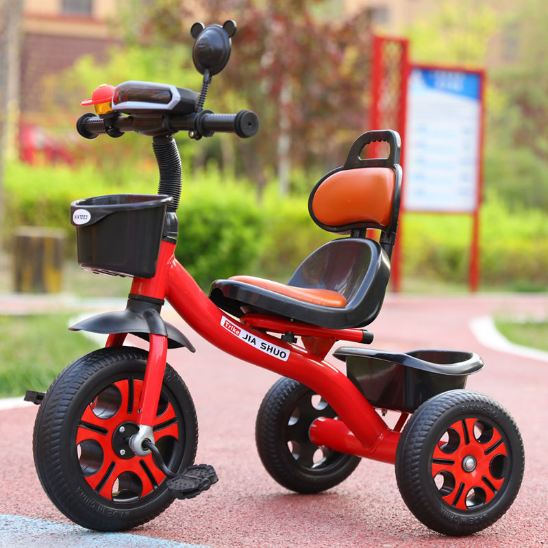 Children's Tricycle Bicycle Children's 1-3 -- 2-6 Years Old Large Baby Gift Baby Hand Push Bicycle Stroller