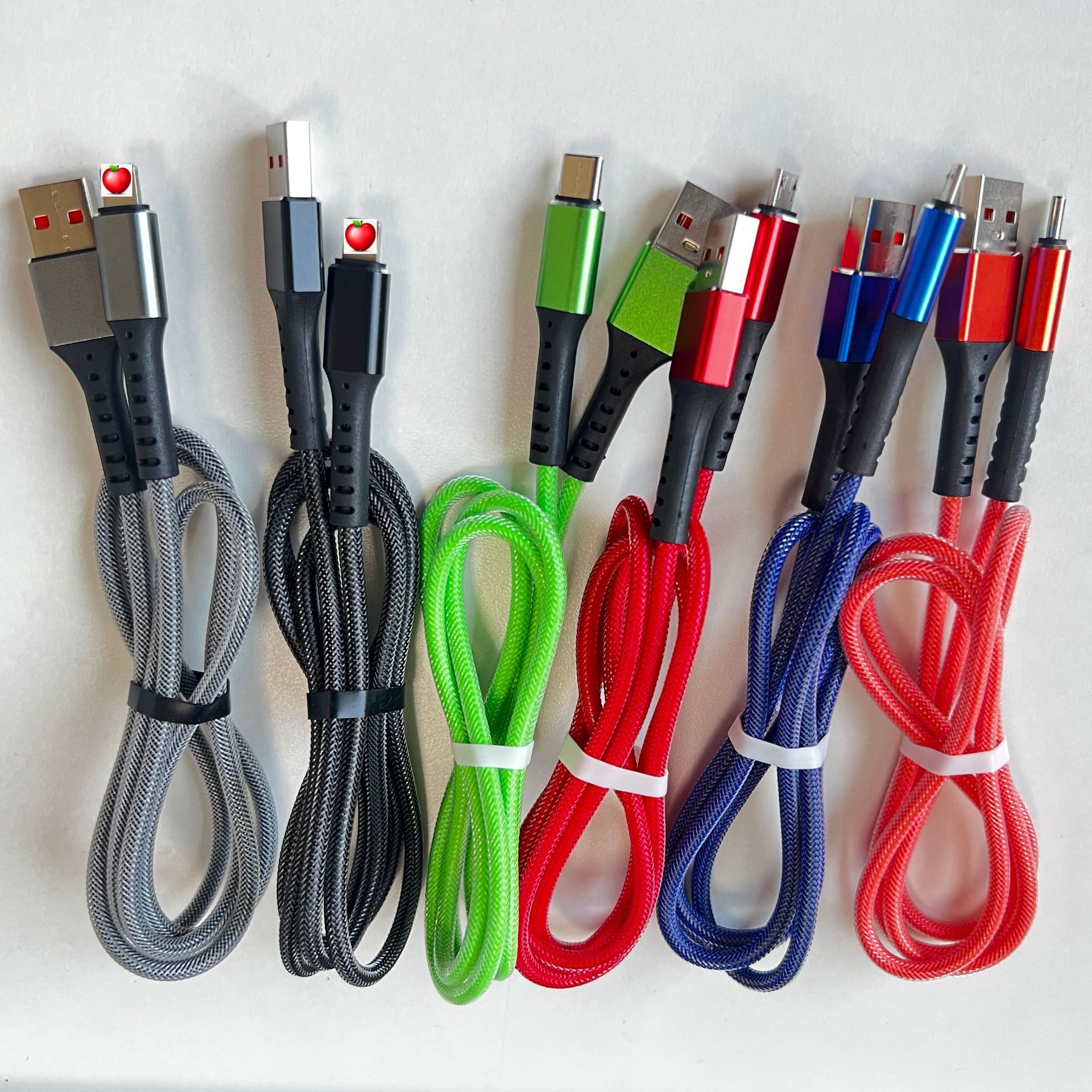 新款编织数据线渔网编织线typec适用于小米华为66w超级快充充电线