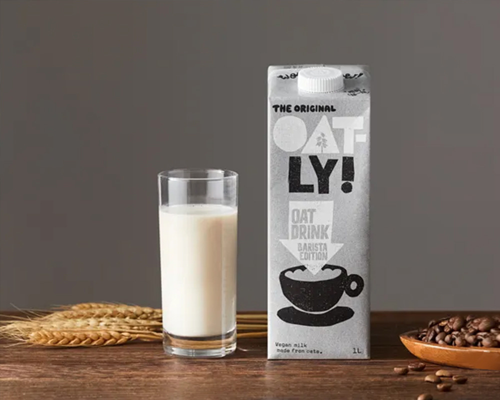 oatly 咖啡大师燕麦饮谷物软料植物蛋白饮料咖啡拿铁1l*6盒/箱