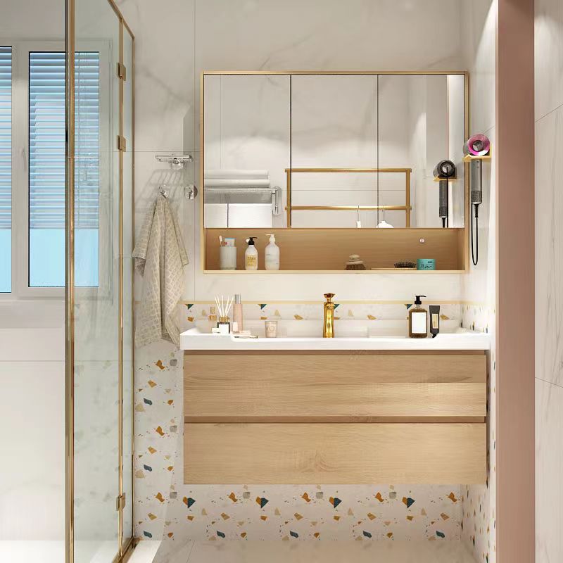 Nordic Bathroom Cabinet Combination Wash Basin Bathroom Wash Washstand Small Apartment Bathroom Ceramic Whole Washbin Toilet