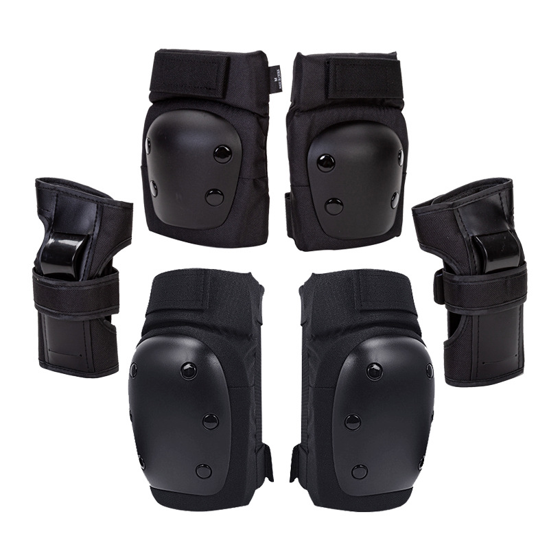 加厚成人滑板护具儿童轮滑护具六件套护手护膝护肘海龟护具套装
