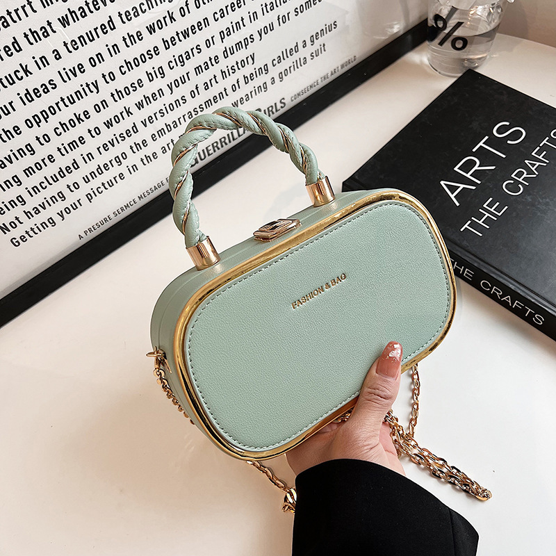 Special-Interest Design Small Bag for Women 2023 New Fashion Autumn and Winter Portable Box Bag Versatile Chain Shoulder Messenger Bag