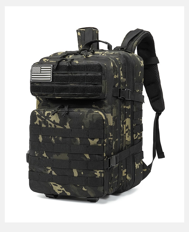 战术迷彩背包突击包molle包户外包军事背包徒步旅行露营大号3p包