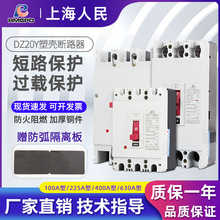 上海人民 DZ20Y-100 160 250 400 630/3300塑壳断路器 空开保护器