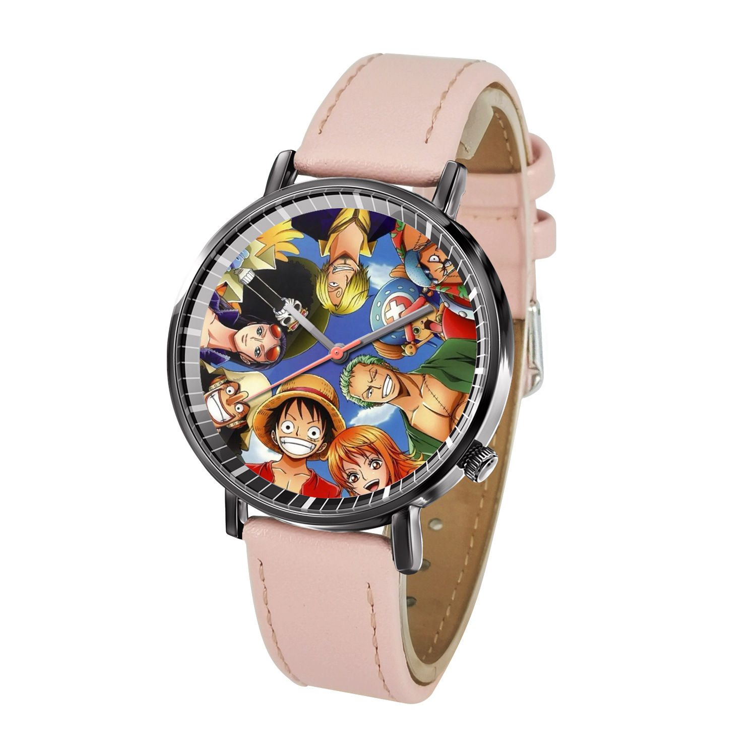 路飞海贼王动漫手表时尚学生韩版潮流男士女士手表商务石英腕表