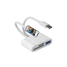 适用于苹果TYPE-C/USB C SD大卡TF小卡USB3.0优盘手机otg读卡器