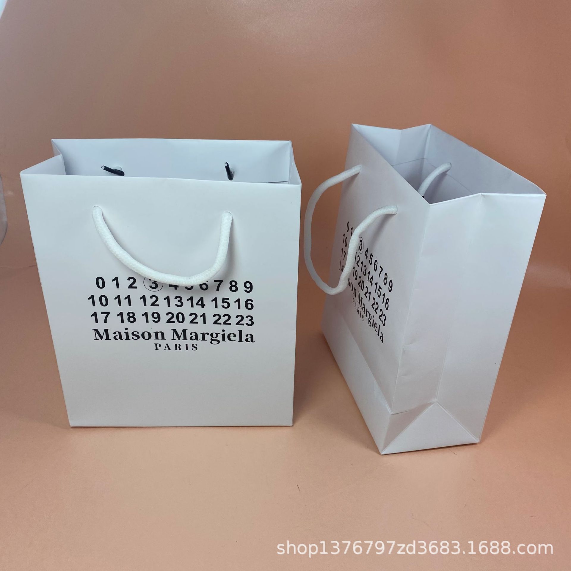 maison margiela纸袋梅森马吉拉慵懒香水包装手提袋购物礼物袋子